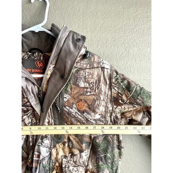 Game Winner Realtree Women’s Hunting Hooded Coat Size Small Camouflage Insulated - Picture 9 of 9